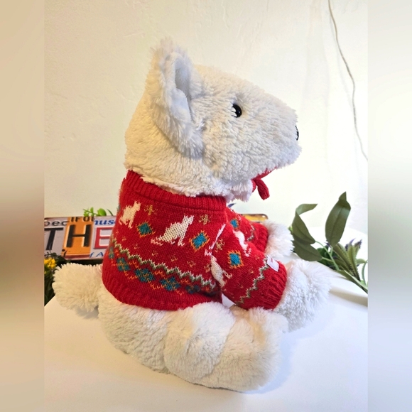 2012 Target Bullseye Plush Dog Stuffed Animal Christmas-Used, Read Details - Picture 8 of 16